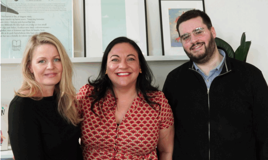 Camilla Heimstad-Bergseng, Veronica Salinas og Juan Carlos Torrado Vidal