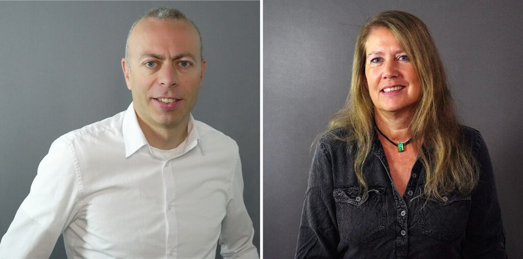 Anders Løland og Line Eikvil, forskningssjefer i NR