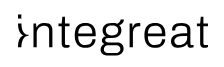 Integreat is written in black font on white background.